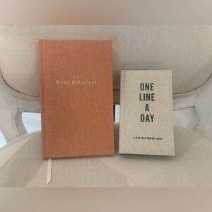 Wellness Journal Mini Bundle of 2 - The Wellness Journal & One Line A Day NWT